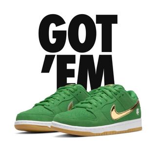 Nike SB GS Dunk Low "St. Patrick's Day/Shamrock" 26cm