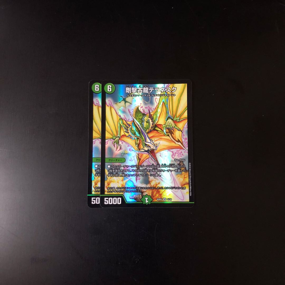 剛撃古龍テラネスク 2枚  デュエルマスターズ
