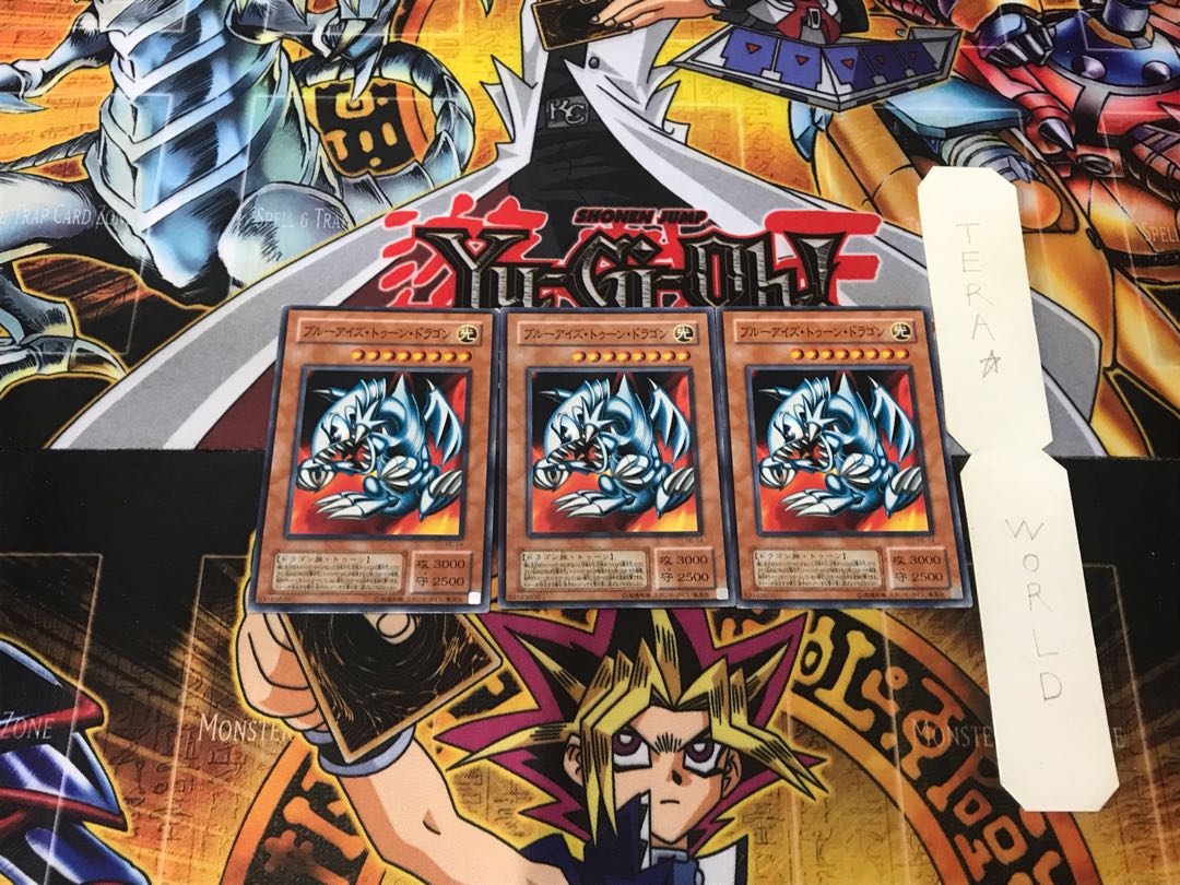 Blue-Eyes Toon Dragon 2nd season ver 1 Normal, set of 3 Tera