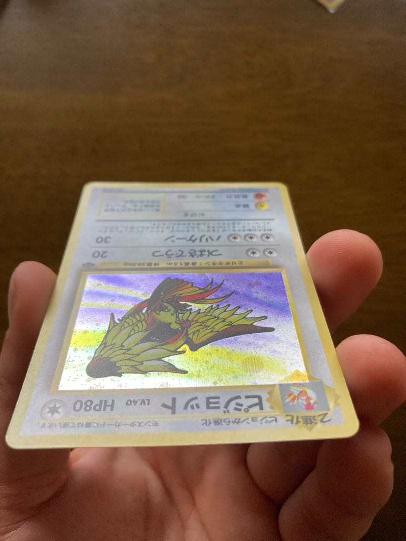 Good item!!! Pidgeot Evolution Set☆ Pokemon Pidgey Pidgeotto Pokeka Old back side