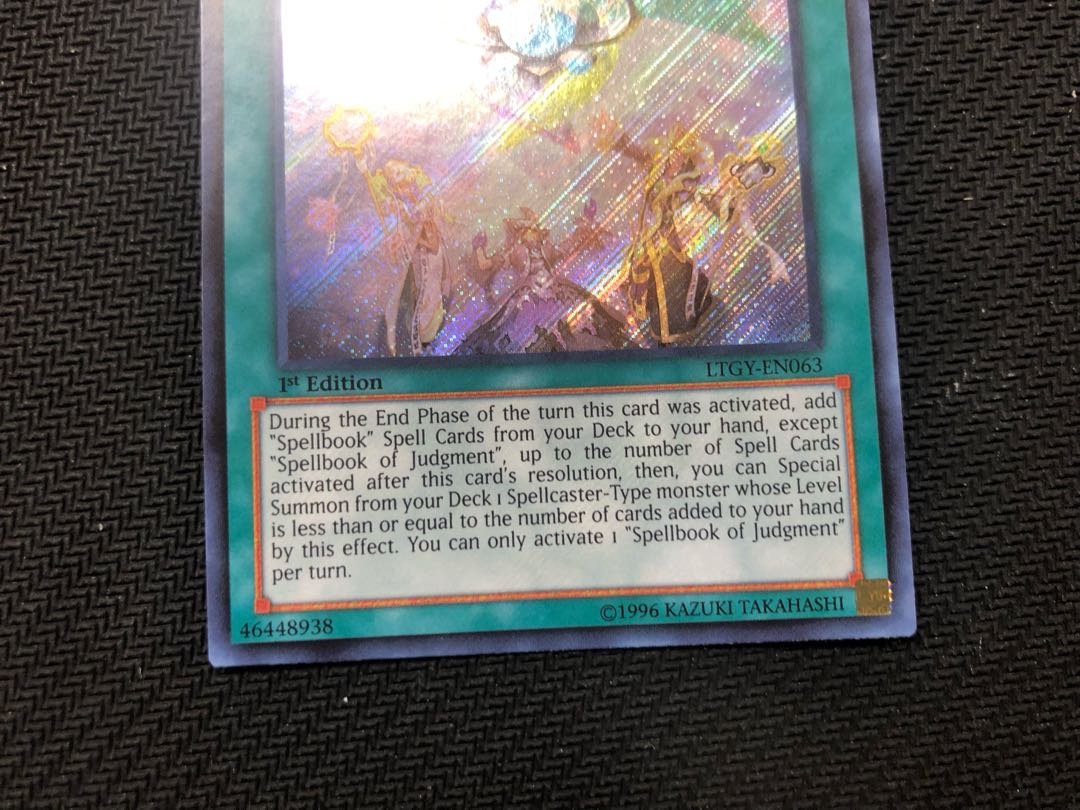 Yu-Gi-Oh! Spellbook of Judgment English Secret LTGY 1st
