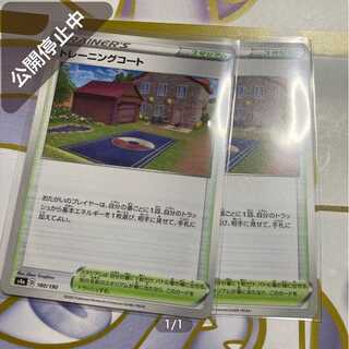 2 Pokemon cards Training Court