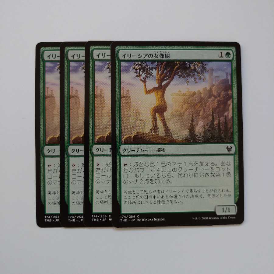 イリーシアの女像樹 4枚