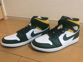 Coupon Eligible Nike Air Jordan 1 Mid "Seattle Supersonics" 26cm