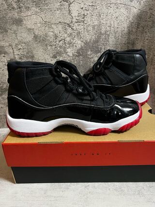 NIKE AIR JORDAN 11 RETRO "BRED" 美中古品 27cm