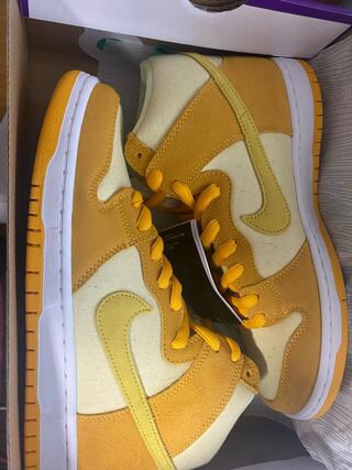 27cm Nike SB Dunk High "Pineapple" 27cm