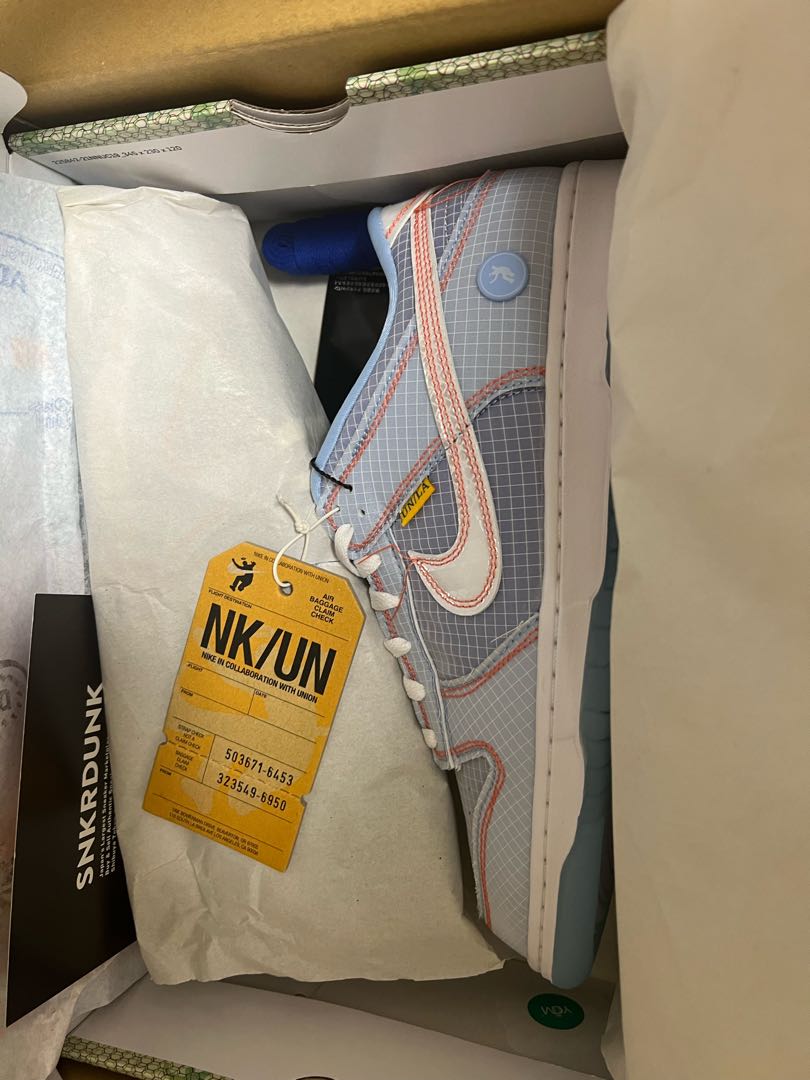 UNION x Nike Dunk Low Passport Pack "Argon/Hyper Royal" 28.5cm