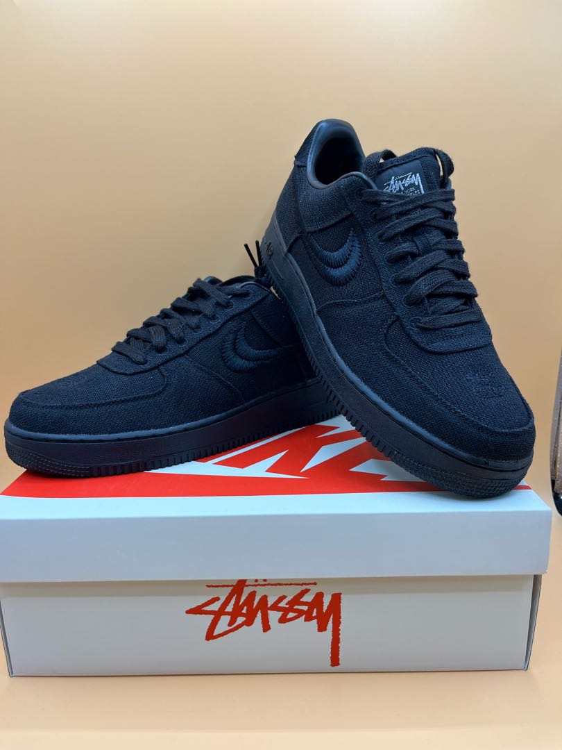 Stussy x Nike Air Riryoku1 Low "Triple Black" 28.5cm
