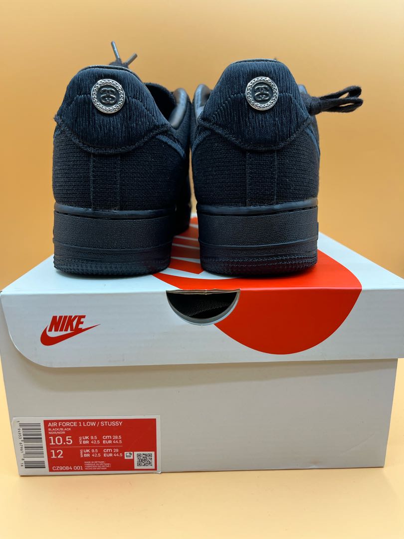 Stussy x Nike Air Riryoku1 Low "Triple Black" 28.5cm