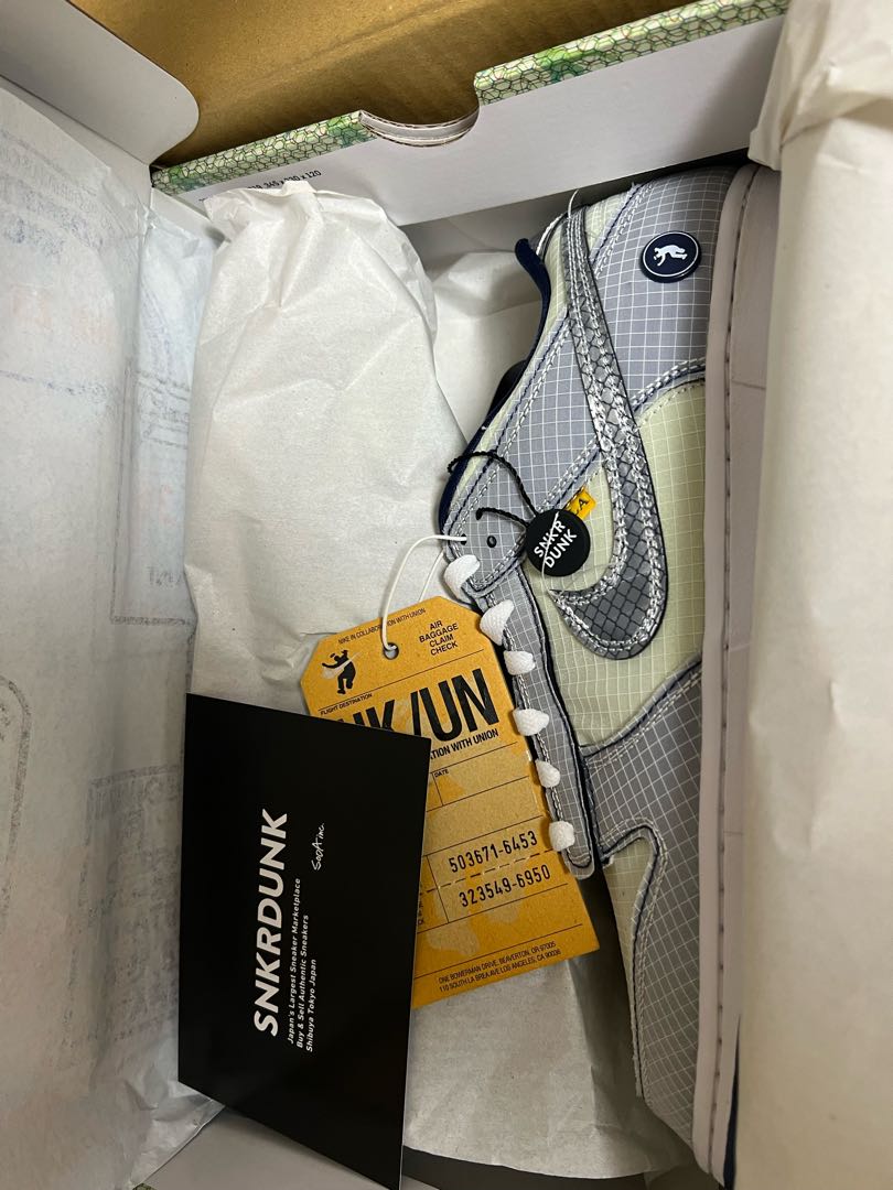 UNION x Nike Dunk Low Passport Pack 28.5cm