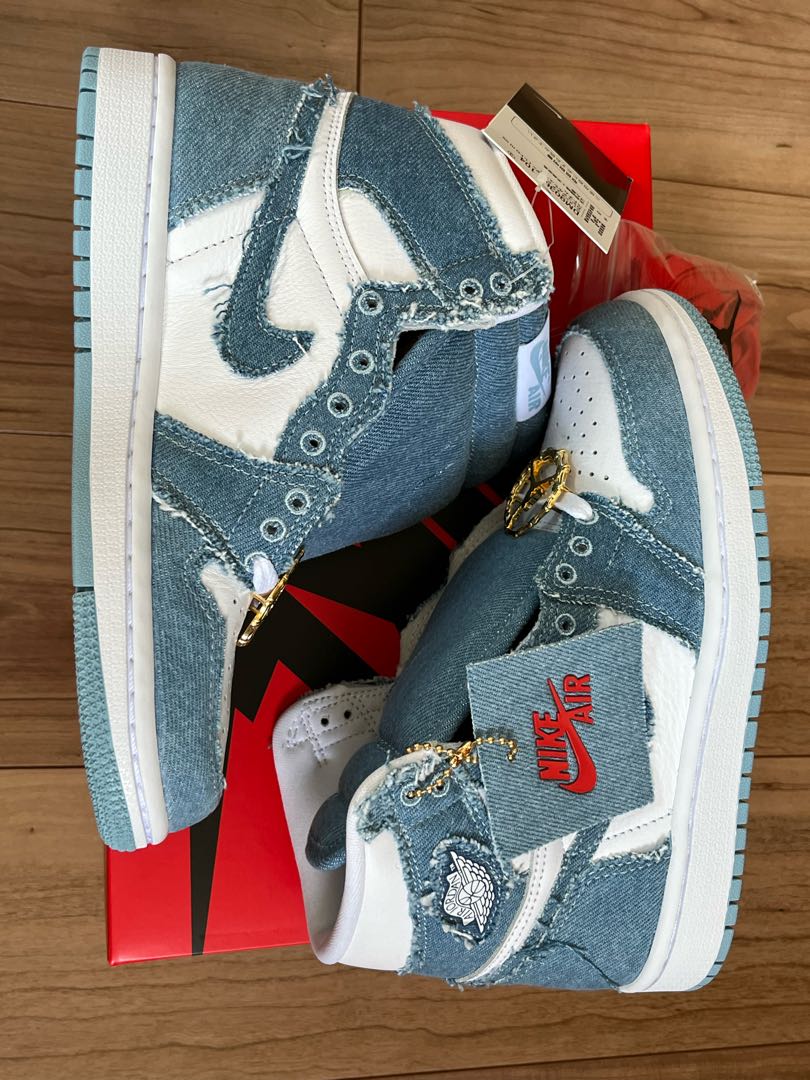 Nike Women's Air Jordan 1 High OG "Denim" 22.5cm 23cm