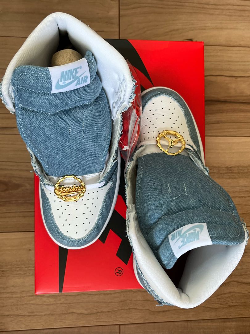 Nike Women's Air Jordan 1 High OG "Denim" 22.5cm 23cm