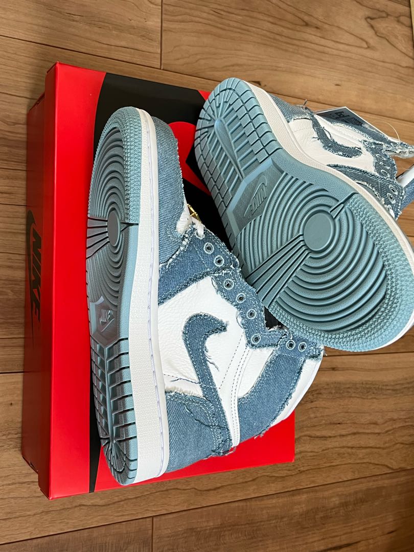 Nike Women's Air Jordan 1 High OG "Denim" 22.5cm 23cm