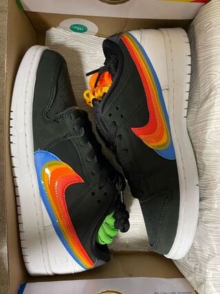 Polaroid × Nike SB Dunk Low Pro "Black" 26cm