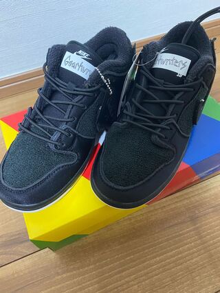 Gnarhunters × Nike SB Dunk Low "Black/White" 26.5cm