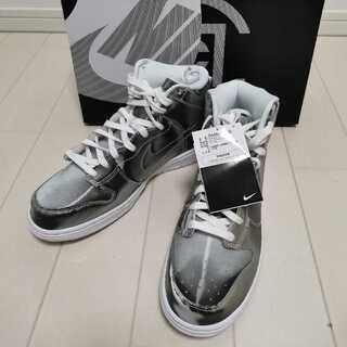 DH4444-900 27.5cm 新品未使用 クロット × ナイキ ダンク ハイ シルバー/フラックス 27.5cm