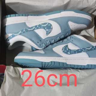 Nike WMNS Dunk Low ESS "Blue Paisley"　26cm 26cm