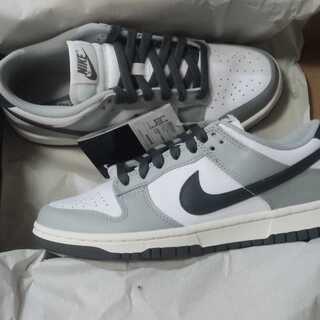 Nike WMNS Dunk Low "White Light Smoke Grey"　25cm 25cm