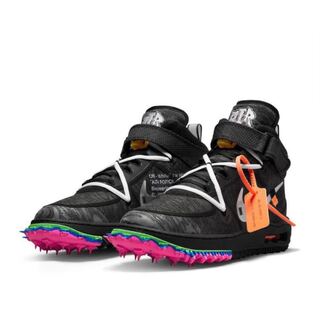 Off-White × Nike Air Force 1 Mid "Black" 28cm