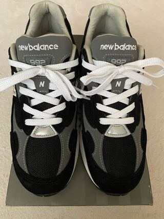 ニューバランス M992EB "ブラック/グレー" 25.5cm