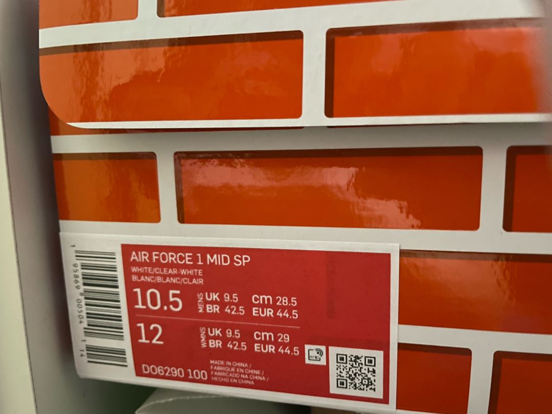 Off-White × Nike Air Force 1 Mid 28.5 28.5cm