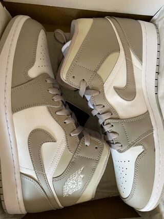 Nike Air Jordan 1 Mid Linen ナイキ エア ジョーダン1 ミッド リネン 28.5cm
