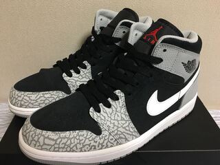 Nike Air Jordan 1 Mid "Elephant Toe" 26.5cm