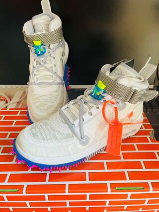 Off-White × Nike Air Force 1 Mid "White" 26.5cm