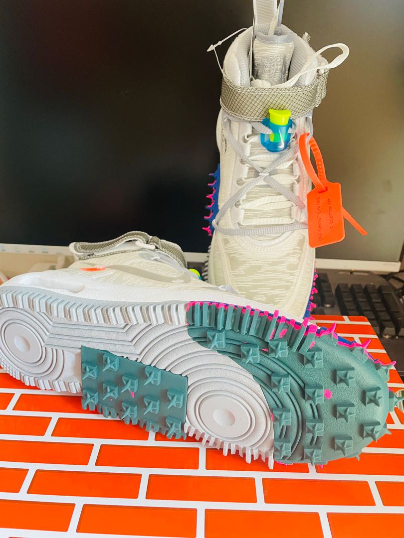 Off-White x Nike Air Force 1 Mid "White" 26.5cm