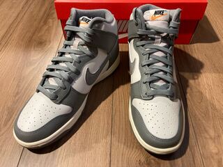 NIKE Dunk high light bone/tumbled grey 27cm 27cm