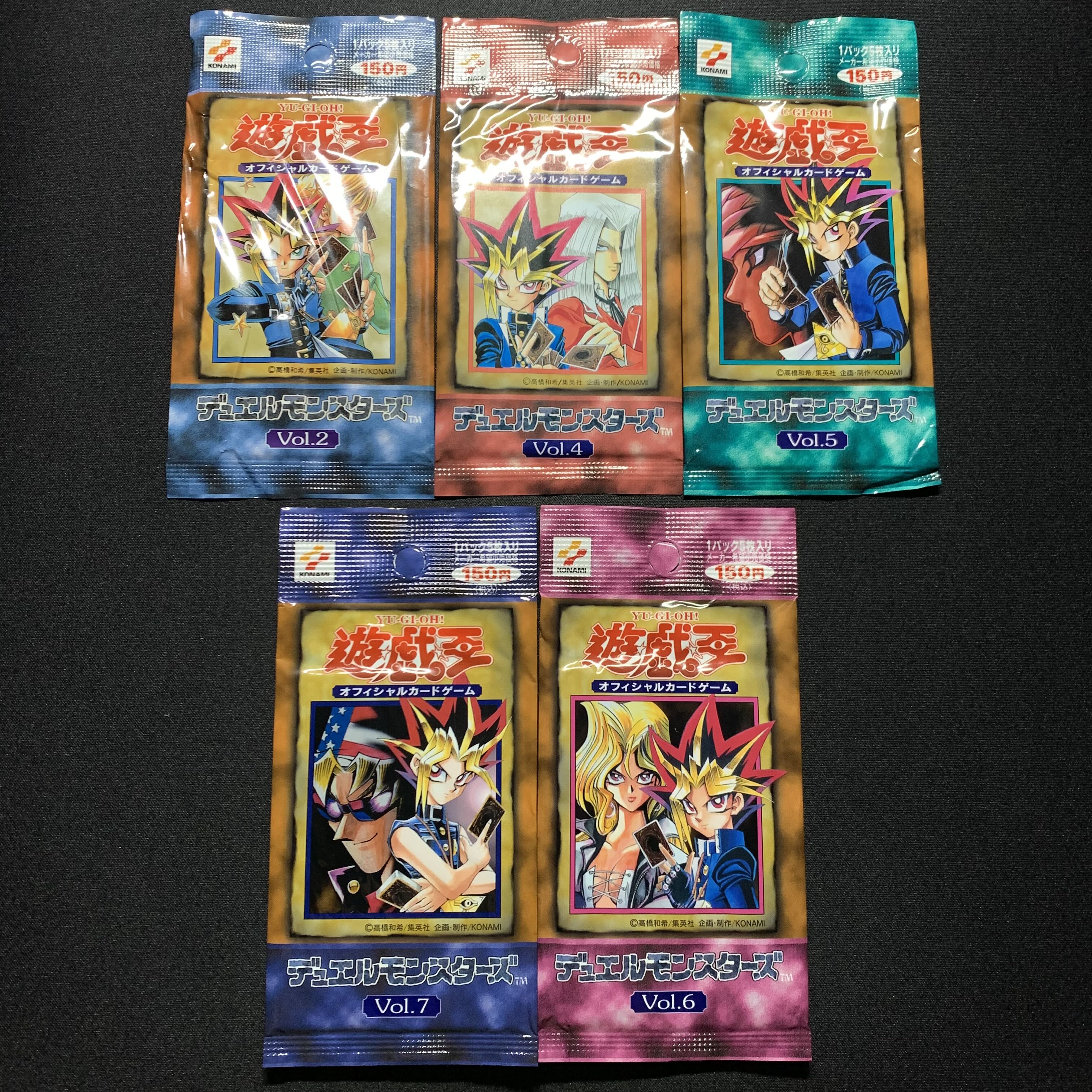 Yu-Gi-Oh! Early Unopened Packs vol.2 vol.4-7 5-pack set
