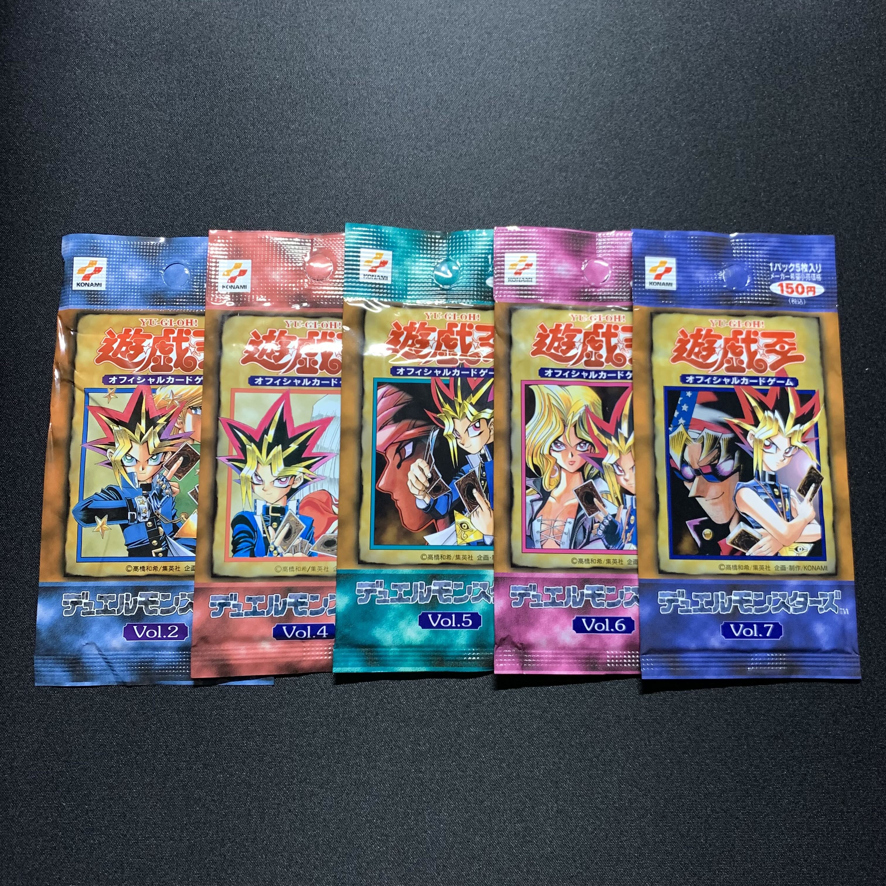 Yu-Gi-Oh! Early Unopened Packs vol.2 vol.4-7 5-pack set