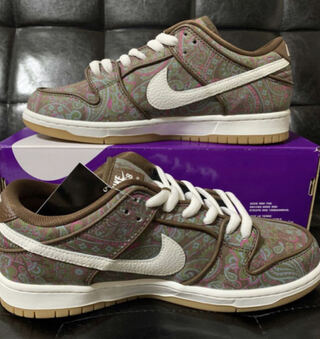 28cm Nike SB Dunk Low PRM "Brown Paisley" 28cm