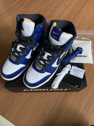 AMBUSH x NIKE DUNK HIGH "DEEP ROYAL" Ambush Dunk 26cm