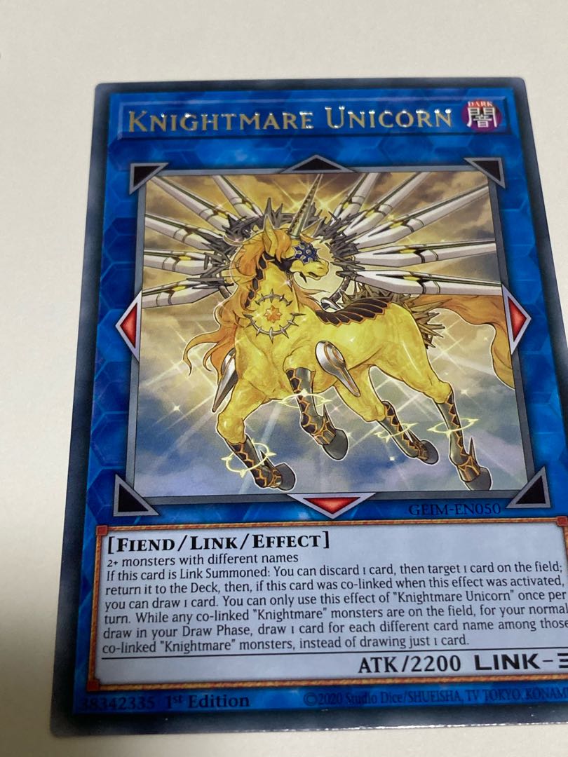 Knightmare Unicorn English EU edition