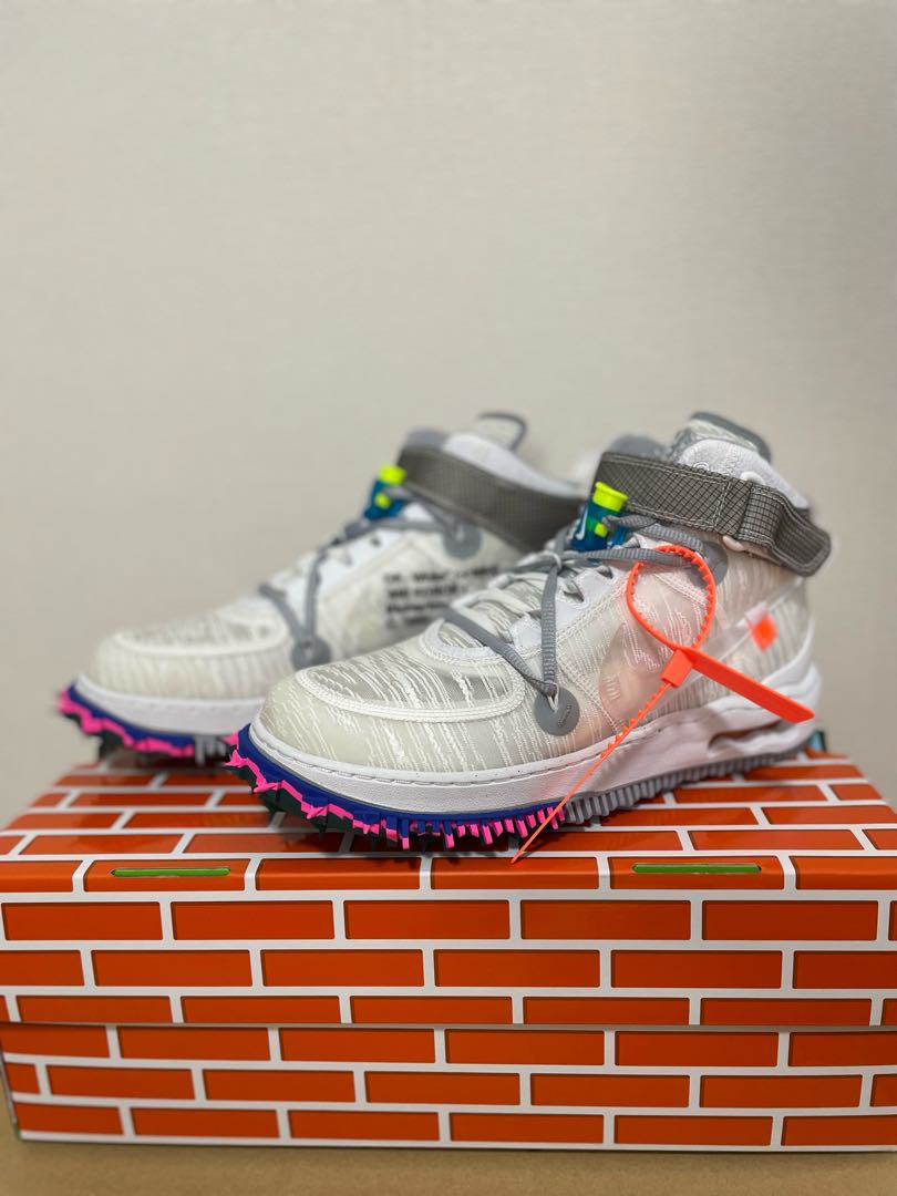 Off-White x Nike Air Force 1 Mid "White" 27.5cm