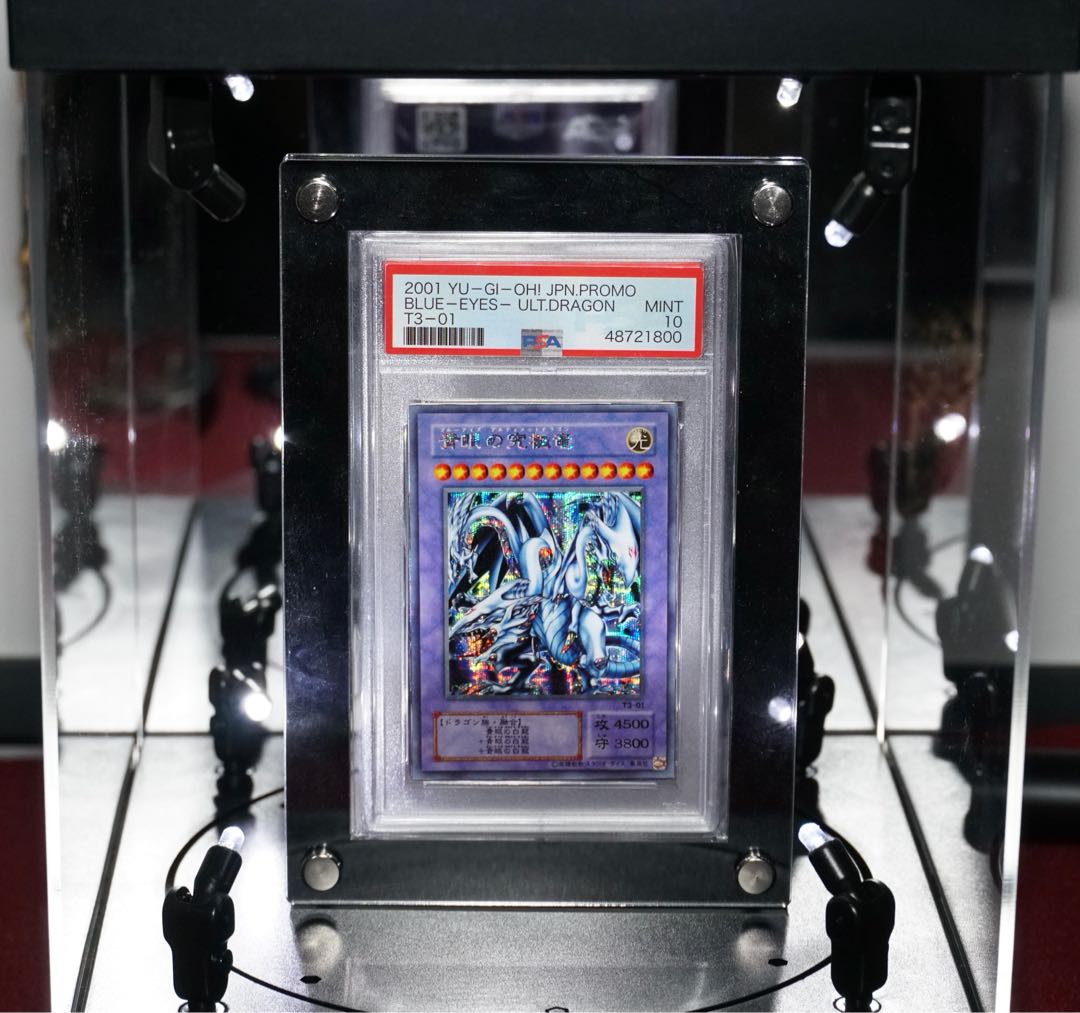 Black acrylic frame for PSA appraisal case [UV cut 97%].