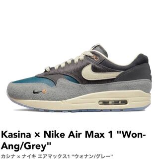 Kasina × Nike Air Max 1 "Won-Ang/Grey" カシナ × ナイキ エアマックス1 "ウォナン/グレー" 25cm