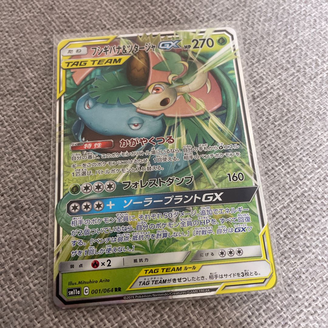 Venusaur & SnivyGX RR