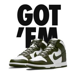 NIKE DUNK チャンピオンシップカーキ 28cm