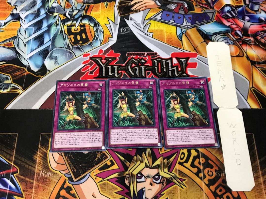 Amazoness Onslaught 3 Rare Set of 3 Tera.