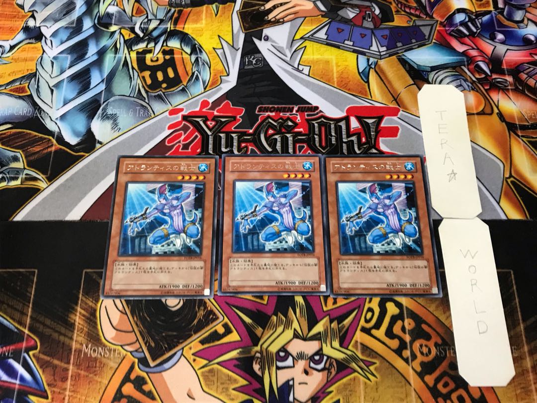 Warrior of Atlantis 3 rare, set of 3 Tera.