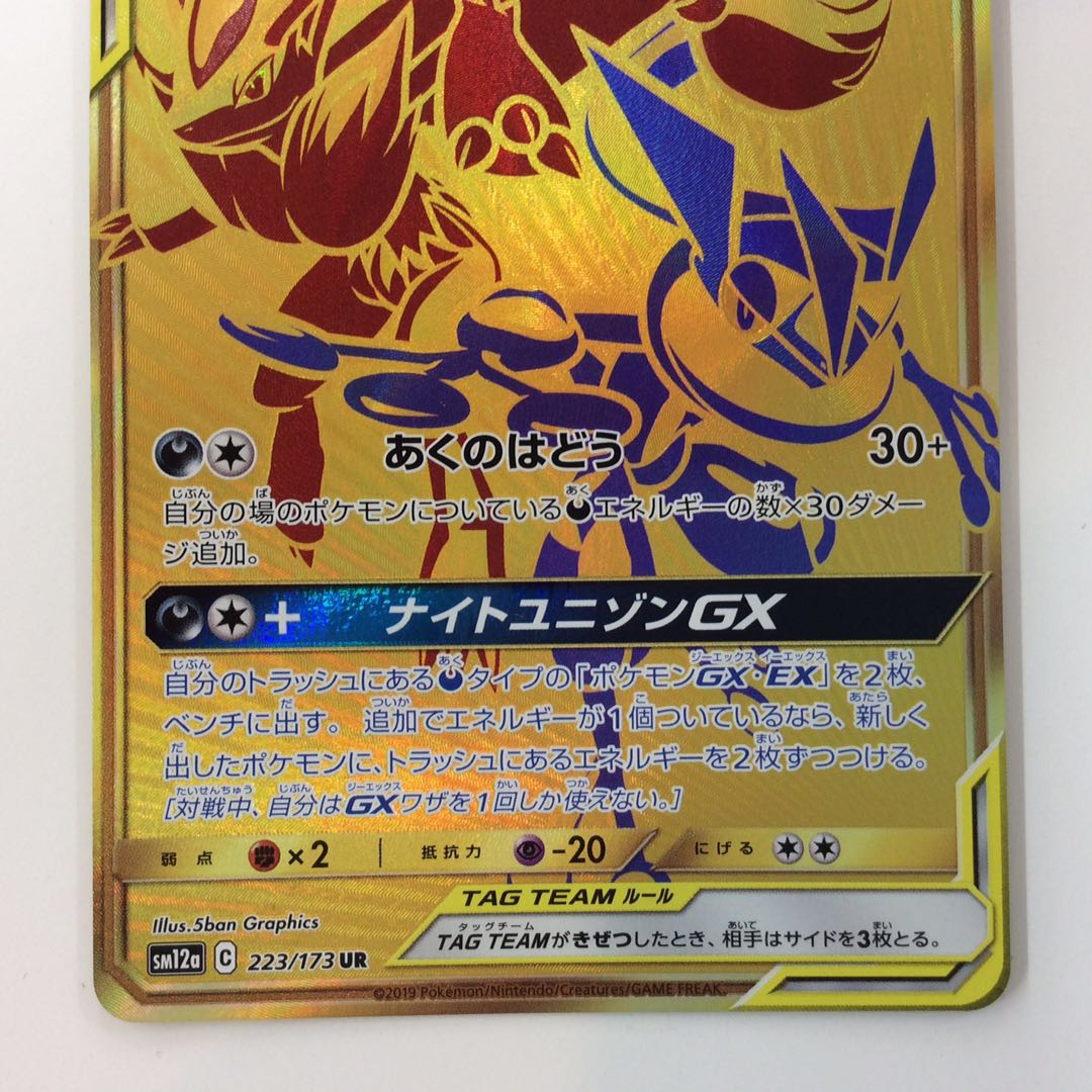 (Beautiful) Greninja&ZoroarkGX 223/173 UR