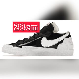 sacai × Nike Blazer Low "Black Patent Leather" 28cm