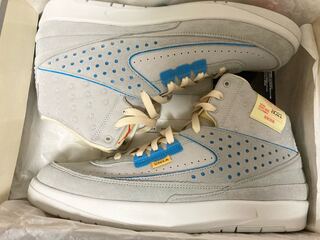 UNION × Nike Air Jordan 2 "Grey Fog" 29cm