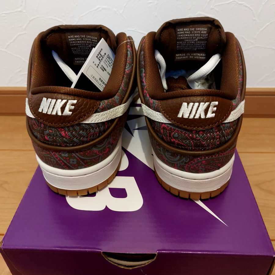 Nike SB Dunk Low PRM "Brown Paisley" 26.0cm 26cm