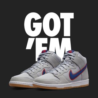 NIKE SB DUNK HIGH Rush Blue and Team Orange 28.5cm