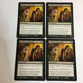心なき召喚　英語4枚セット