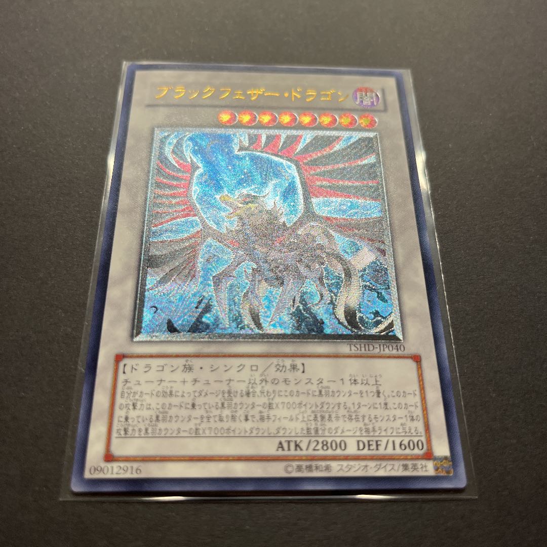 【美品】遊戯王　ブラック・フェザー・ドラゴン　レリーフ