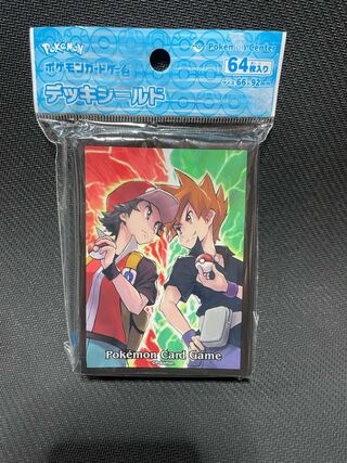 Red & Blue Pokémon Card Deck Shield